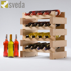 regał na wino SVEDA na 16 win